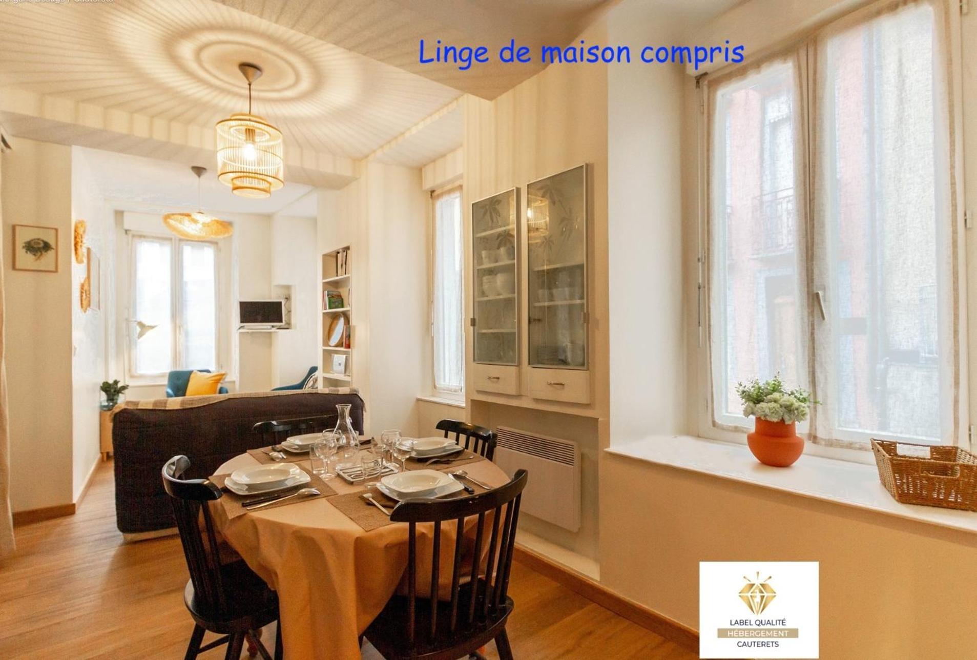 Appartement Cosy Au Coeur De La Ville, Au Calme Avec Wifi Et Linge De Maison Inclus Cauterets Εξωτερικό φωτογραφία